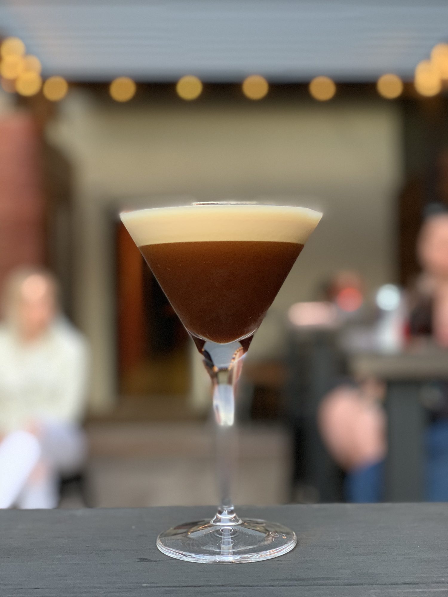 An espresso martini at Garf's
